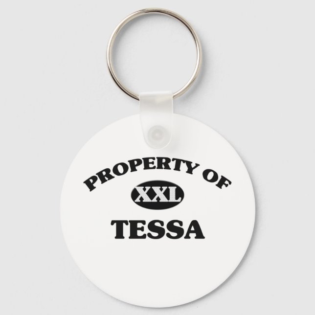 Property of TESSA Key Ring (Front)