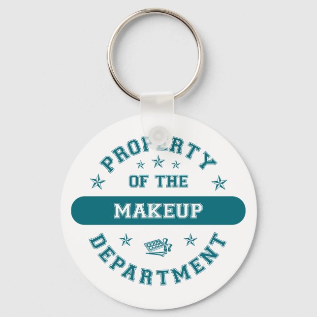 Property of the Makeup Department Key Ring (Front)