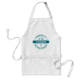 Property of the Plumbing Department Standard Apron
