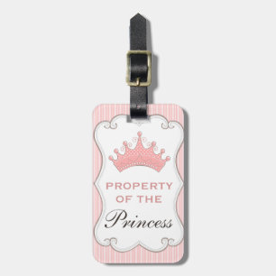 Property of the Princess Tiara Luggage Tag
