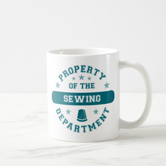 Property of the Sewing Department Coffee Mug (Right)
