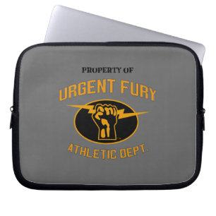 Property of Urgent Fury Electronics Sleve Laptop Sleeve