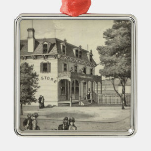 Property of Wm V Reid, Villa Park, NJ Metal Tree Decoration