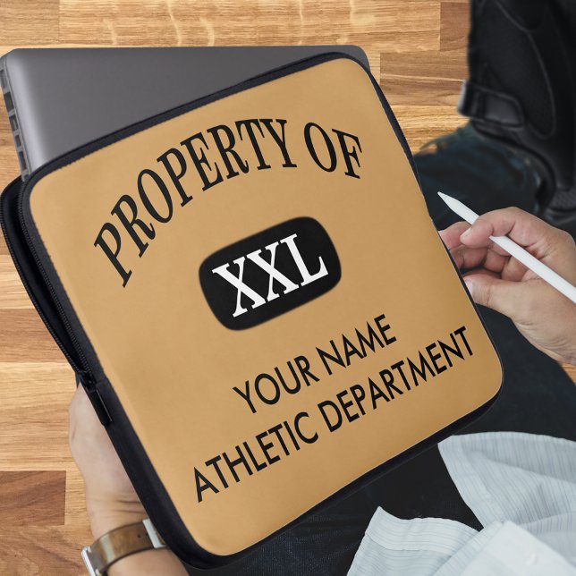 Property of XXL Your Name Laptop Sleeve (Property of XXL Your Name Laptop Sleeve)