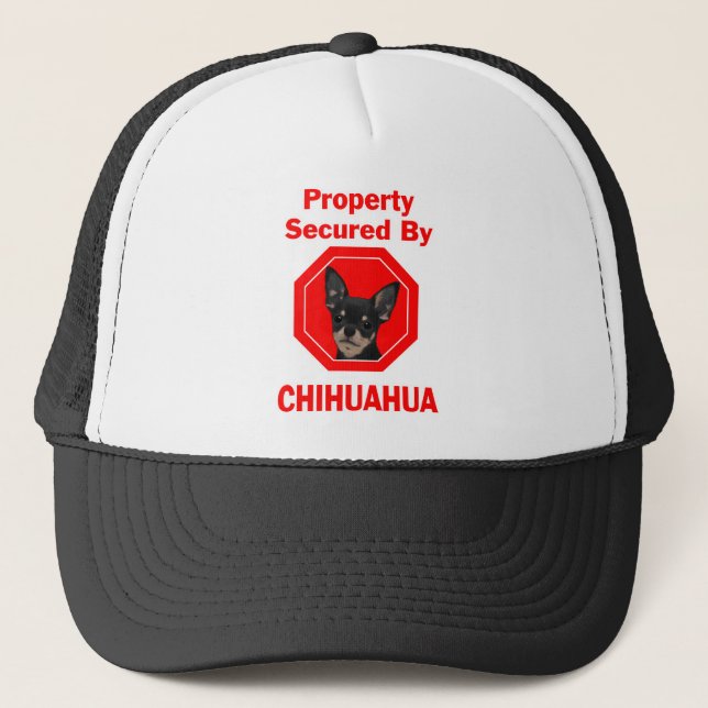 Property Secured by Chihuahua Trucker Hat (Front)