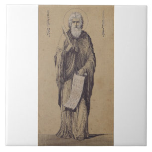 Prophet Elijah Father of Carmelites Ceramic Tile