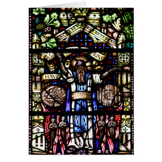 Prophet Isaiah Stained Glass Art (Front)