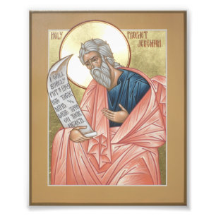 Prophet Jeremiah Icon Print