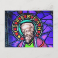 Prophet Jeremiah Stained Glass Window