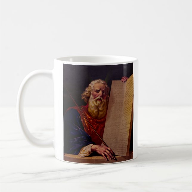 Prophet Moses on Mount Sinai – High-Fidelity Epic  Coffee Mug (Left)