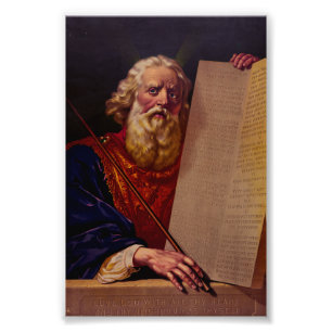 Prophet Moses on Mount Sinai – High-Fidelity Epic  Photo Print