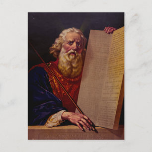 Prophet Moses on Mount Sinai – High-Fidelity Epic  Postcard