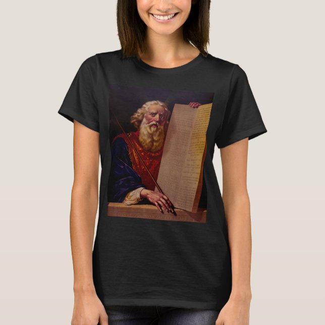 Prophet Moses on Mount Sinai – High-Fidelity Epic  T-Shirt (Front)