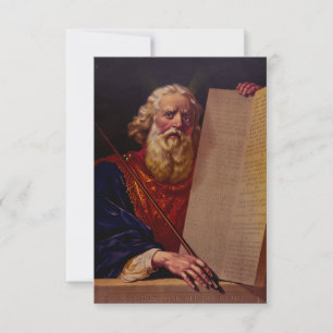 Prophet Moses on Mount Sinai – High-Fidelity Epic Thank You Card