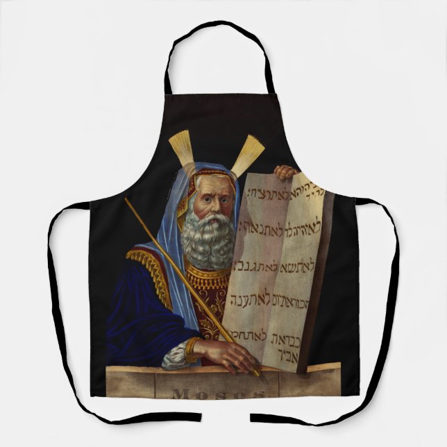 Prophet Moses with the Tablets of the Law  Apron (Front)