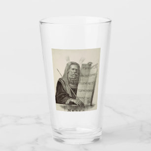 Prophet Moses with the Tablets of the Law Glass