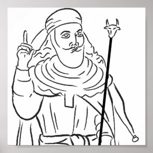 Prophet Zarathustra Poster