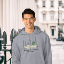 Prophet's Mosque Hoodie: Elegant, Peaceful Islamic