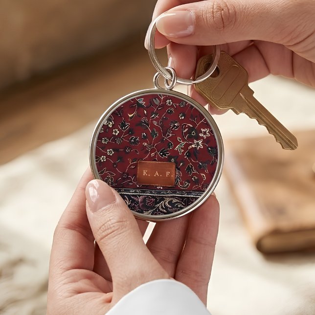 Prophet's Mosque Vintage Carpet Monogram  Key Ring (Creator Uploaded)