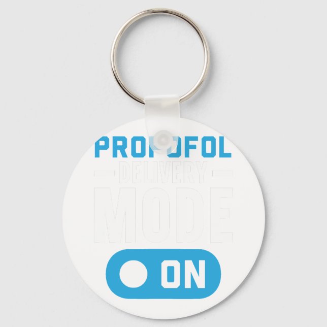 Propofol Delivery Mode On Anaesthesia Anaesthetist Key Ring (Front)