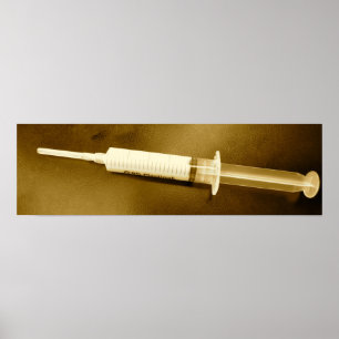 Propofol in sepia poster