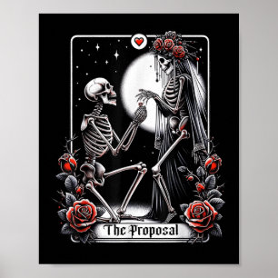 Proposal Tarot Card Engagement Party Bride Groom S Poster