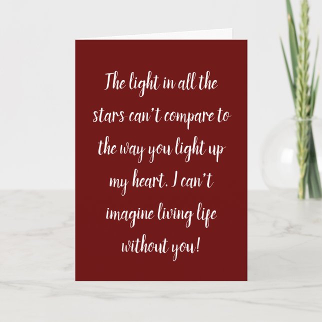 PROPOSE WITH HEARTS AND LOVE CARD (Front)