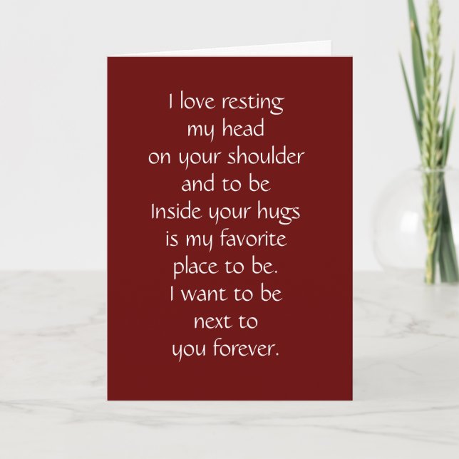 PROPOSE WITH HEARTS AND LOVE CARD (Front)