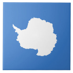 Proposed Flag of Antarctica (by Graham Bartram) Ceramic Tile