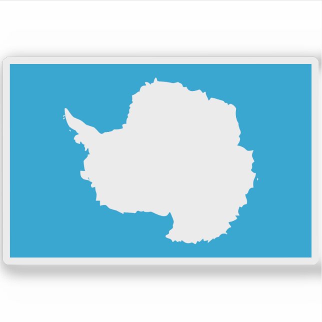 Proposed flag of Antarctica (Graham Bartram)  (Front)