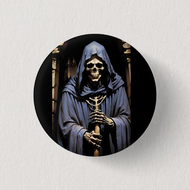 Propping Up the Reaper 3 Cm Round Badge (Front)