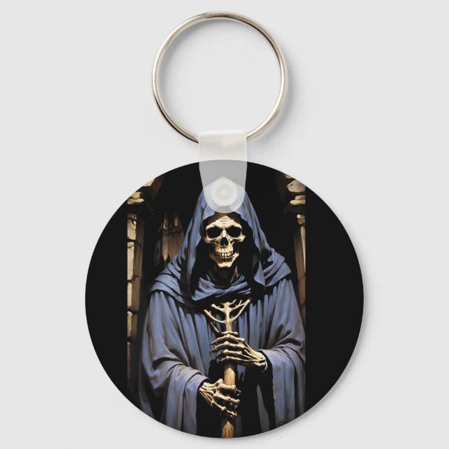 Propping Up the Reaper Key Ring (Front)