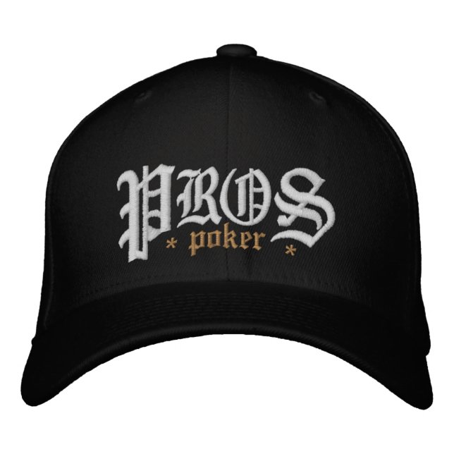 Pros Poker Embroidered Hat (Front)