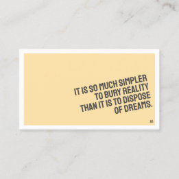 PROSE Minimalist Business Card