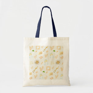 Prosecco and Pasta Birthday Tote Bag