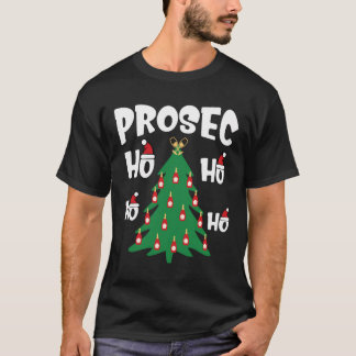 Prosecco Ho Ho Ho Funny Christmas Wine Prosec-Ho P T-Shirt