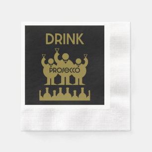 Prosecco Wine Drinkers Napkin