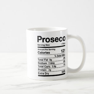 Proseco Nutrition Facts Thanksgiving Matching Coffee Mug