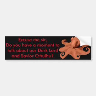 Proselytise For Cthulhu Bumper Sticker