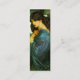 Proserpine Bookmark by Dante Gabriel Rossetti Mini Business Card