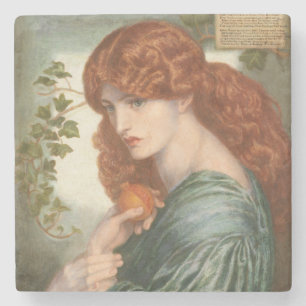 Proserpine by Dante Gabriel Rossetti Stone Coaster