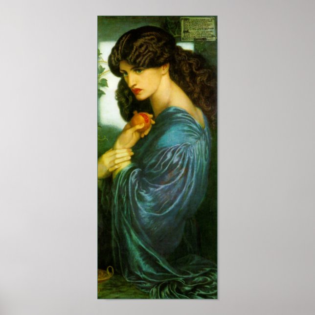 Proserpine Poster by Dante Gabriel Rossetti (Front)