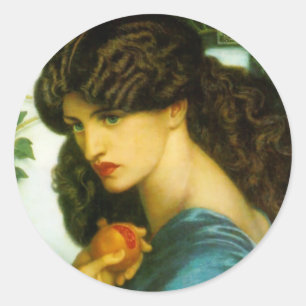 Proserpine Stickers by Dante Gabriel Rossetti