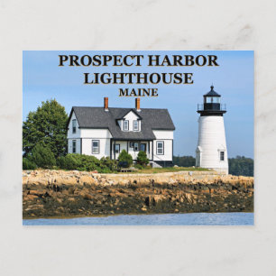 Prospect Harbour Lighthouse, Maine Postcard