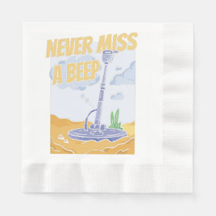 Prospecting Miner - Gems Mining Prospector Napkin