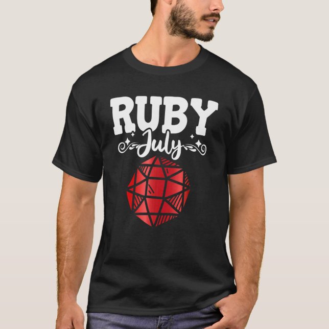 Prospecting Prospector Miner Mining Prospect  Ruby T-Shirt (Front)