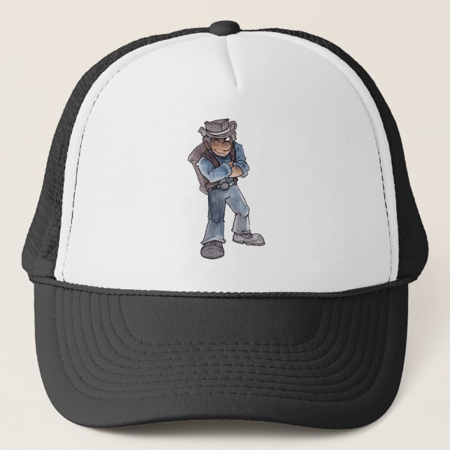 Prospector Winking Trucker Hat (Front)