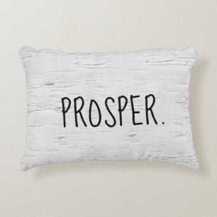 PROSPER Text On Birch Tree Accent Pillow