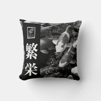Prosperity. 繁栄. Pillow. Cushion