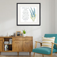 Prosperity and adversity blue floral